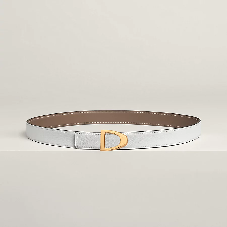 Cavaliere belt buckle & Reversible leather strap 24 mm - Image 2
